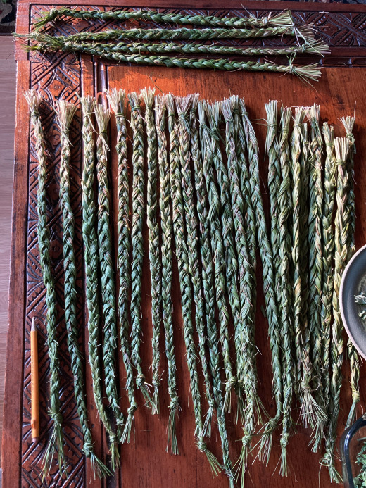 Cured braids, ready to share.
